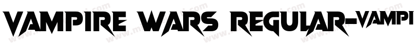 Vampire Wars Regular字体转换